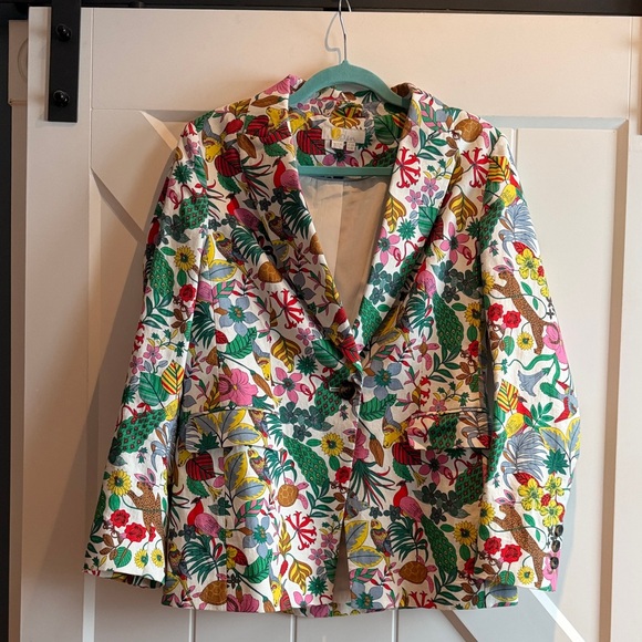 Boden Linen Suit - jungle themed - Picture 4 of 6